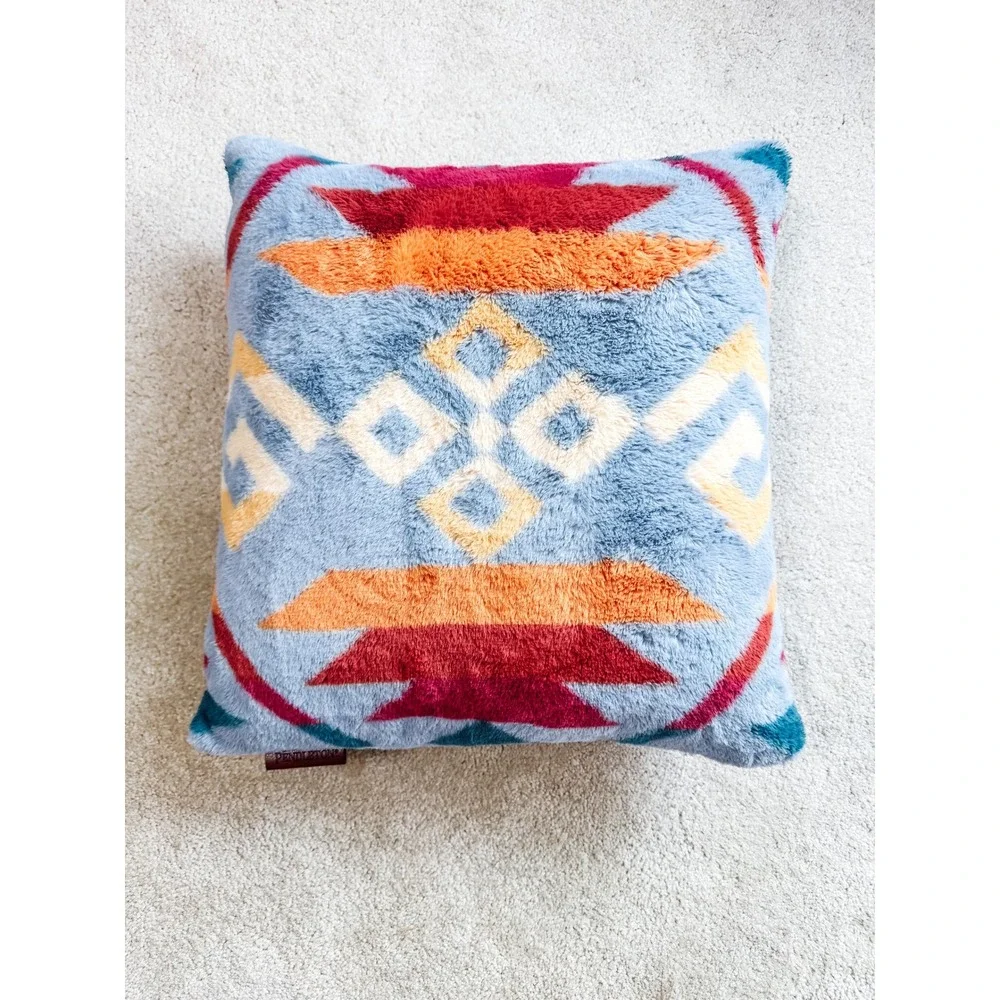 Pendleton Arrow Flight Throw Pillow 15x15 Down Insert Plush Southwest‎ Decor
